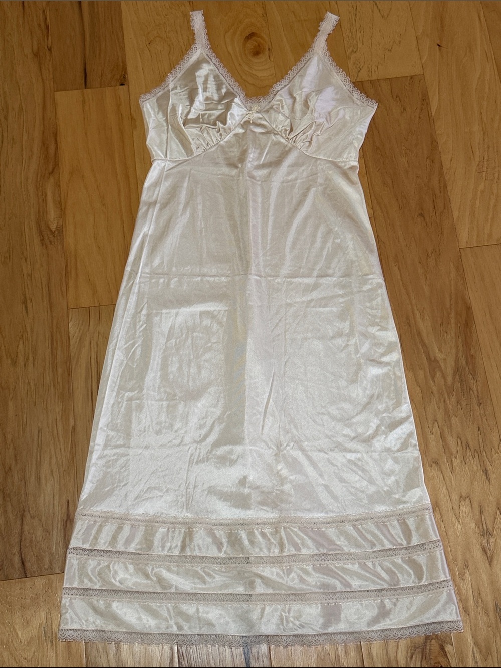 Vintage Sears Satin Slip Dress